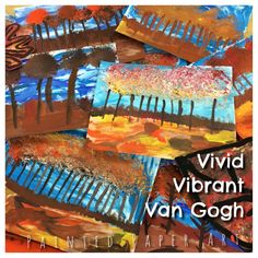 the cover of vivid vibrant van gogh paintings