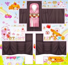 Gyaru Roblox Outfit, Gyaru Outfit Ideas, Gyaru Outfit, Roblox Template, Roblox Outfit Ideas, Roblox Catalog, Roblox Png, Photo Cards Diy, Hello Kitty T Shirt