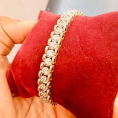 Solid Gold Weight 20 Grams 14kt Natural Diamonds Weight 3.40 Carats Clarity Si 1 Size 7.25 Wrist Diamond Tennis Bracelet, Mens Accessories Jewelry, Tennis Bracelet Diamond, Tennis Bracelet, Natural Diamonds, Solid Gold, Tennis, Mens Accessories, Diamonds