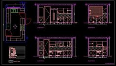 an architectural drawing of a kitchen and dining area with the measurements for each room in it