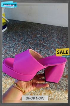 Sandals Spring Square Toe Solid Color Block Heel Sandals Women's Plus Size Women's Shoes Pink Open Toe Sandals In Eva, Pink Open Toe Eva Sandals, Pink High Heel Eva Sandals, Pink Block Heel Sandals For Beach, Pink Open Toe Wedge Sandals, Pink Block Heel Sandals For The Beach, Pink Wedge Sandals With Round Toe For Party, Pink Round Toe Wedge Sandals For Party, Trendy Pink Eva Heels