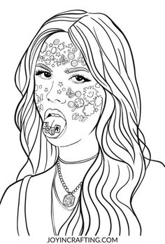 Sour Album, Tumblr Coloring Pages, Unicorn Coloring Pages, Sketches Easy, Coloring Pages To Print