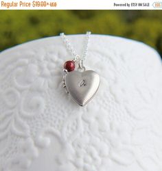 SALE Heart Locket Necklace Silver Heart Pendant by JewelleryJKW Sister Necklaces For 2, Heart Locket Necklace Silver, Locket Necklace Silver, Jewelry Matching, Initial Heart Necklace, Unbiological Sister, Sister Birthday Gift, Sister Jewelry, Sister Necklace