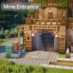 an image of a mine entrance in the game