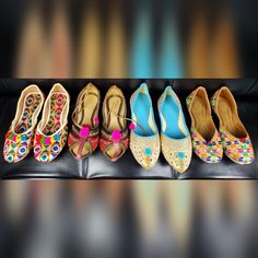 Own These Beautiful Handmade Shoes. These Were Purchased On A Trip To India. They Are Handmade With Rubber Soles. Brand New And Never Worn Beautiful And Colorful. Sz 8-9womens Price Is For All Four Pairs Feel Free To Ask Any Questions Before Purchase Traditional Multicolor Heels For Spring, Traditional Multicolor Spring Heels, Multicolor Round Toe Flats For Party, Multicolor Traditional Round Toe Heels, Traditional Multicolor Round Toe Heels, Summer Heels With Gota Work, Festive Heels For Spring, Multicolor Party Flats, Multicolor Heels With Leather Sole