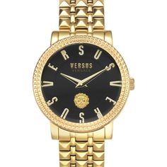 Brand New Sealed In Box, 100% Authentic. Big Sale! Never Used. Get This Stunning Piece Before Its Gone! Luxury Watches With Jubilee Bracelet And Round Dial, Luxury Round Analog Jewelry And Watches, Versace Watches Women, Golden Bracelet, Versace Pink, Gold Watches Women, Versace Logo, Versus Versace, Versace Watch