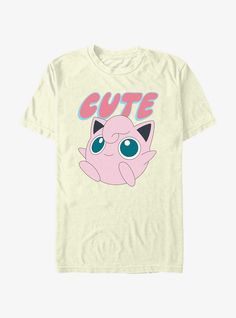 Lightweight 100% combed ring spun cottonWash cold; dry lowImportedListed in men's sizes Jigglypuff Cute, Cute Jigglypuff, Pokemon T Shirt, Pokemon Cute, Cutesy Outfit, Pokemon Jigglypuff, Pokemon Clothes, Pokemon T, Sleeve Packaging