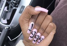 Pin by Tahlia Wiegold on nails Birthday nails, Spring acrylic nails Birthday Nail Ideas, 21st Birthday Nails, Nail Cam, Boujee Nails, Uñas Aesthetic, Poppin Nails, Nails Birthday, Birthday Nail Designs, Birthday Nail