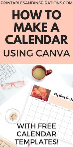 Make a calendar, design your own planner, design a calendar, free calendar templates, Canva tutorial, how to make a printable calendar using Canva Canva Clipart, Making A Calendar, Design Your Own Planner, Calendar Inspiration, Inkscape Tutorials, Make A Calendar, Free Calendar Template