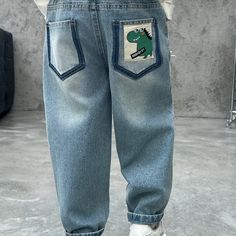 Faster shipping. Better service Printed Denim Jeans, Boys Fits, Print Denim, Jeans Casual, Printed Jeans, Boys Jeans, Logo Concept, Boys Casual, Kids Shorts