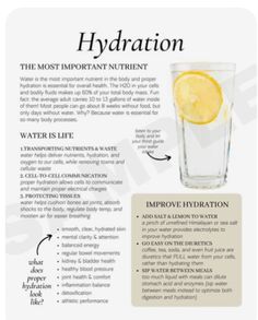 If you are made of about 70% water than your hydration should be a main focus. #health #cleanwater #waterwelness #thereisnolifewithoutwater #water Digestive Bitters, Nutritional Therapy Practitioner, Functional Health, Nutritional Therapy, Wellness Trends, Whole Food Diet, Holistic Nutritionist, Wellness Inspiration, Health Research