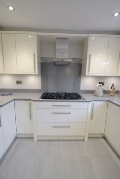 the kitchen is clean and ready for us to use in its new owner's home