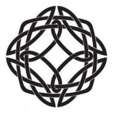 a black and white image of an intricate knot in the shape of a ball on a white background