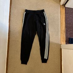 Black Adidas Sweats In A Men’s Medium. Brand New Without Tags Adidas Sweats, Adidas Joggers, Adidas Sweatpants, Pants Men, Adidas Pants, Adidas Black, Black Adidas, Adidas Men, Mens Pants