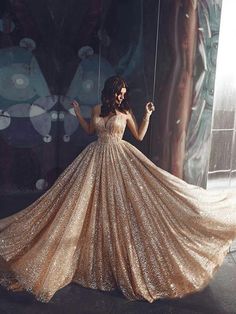 Golden Ball Gown, Court Train Prom Dress, Sparkle Prom Dress, Sparkly Prom Dresses, Formal Ball Gown, Sequin Prom Dress, Sweetheart Prom Dress, Dresses Cheap, Sequin Prom Dresses