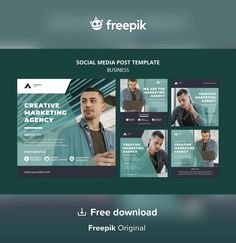 the website design for freepik is designed to look like it has many different images