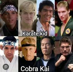 the many faces of actors from karate kid to cobra kai