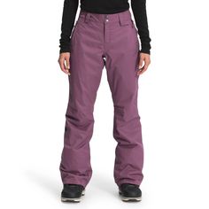 Brand: The North Face Size: L Style: Ski Pants Color: Deep Purple Msrp: $109 Condition: New Without Tags, White Marks On The Back Of Both Ankles Versatile Enough For Trail Grabs And Aprs Grub, These Durable And Breathable Ski Pants Feature Lightweight, Synthetic Insulation For Warmth In Cool-To-Cold Temperatures, Fully Taped Seams To Seal Out Moisture, And Elastic Boot Gaiters To Keep Your Feet Warm And Dry In Deep Snow. Features Women’s Durable, Insulated, Waterproof Ski Pants Standard Fit Belt Elastic Boots, Laminated Fabric, North Face Pants, Tall Pants, Outdoor Pants, The Perfect Day, Purple Fabric, Medium Purple, Ski Pants