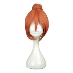 You can make it into any style according to your need. Breathable rose net, lightweight, makes you feel very comfortable when you wear this wig. This cute wig is also a good gift for your friends or family. This wig isn't a lace wig, and there are no combs within the wig, there are 2 adjustable straps to make it stay on your head. Human hair wigs with realistic hairlines, make it just like your hair, everyone will be surprised how realistic this wig is. Made of heat-resistant synthetic fiber, wi Orange Wigs, Cute Wig, Hair Wigs For Women, Wigs For Women, Lace Wig, Wig Cap, Hair Wigs, Synthetic Fiber, Human Hair Wigs