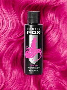 Permanent Pink Hair Dye, Fox Hair Color, Pink Hair Dye, Hot Pink Hair