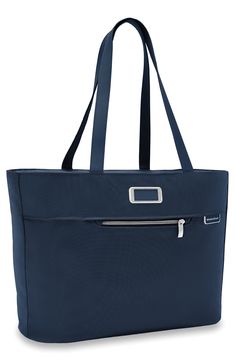 A must-have for a life of travel, this go-to bag is perfect for trips near and far thanks to its spacious capacity that allows you to fit it all.Closure: The zip closure features self-repairing YKK zippers with double pulls.Exterior features: The durable ballistic-nylon exterior resists wear, moisture, dirt and abrasion. A trolley sleeve allows the bag to slide over the telescoping handle of a rolling bag for easy transport of two bags as one. And, a signature SpeedThru™ pocket allows for quick