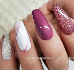 Berry Nails, Usa Nails, Blue Glitter Nails, Nail Design Inspiration, Fall Acrylic Nails, Stamping Nail Art, Nail Designs Glitter, Autumn Nails, Cute Nail Designs