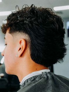 40 Burst Fade Mullet Hairstyles That Redefine Cool - WiseBarber.com Mullet Taper, Low Burst Fade, Burst Fade Mullet, Modern Mullet Haircut, Fade Mullet, Haircut Mullet, Mullet Hairstyles