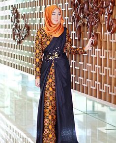 Dian Pelangi Dress Batik, Muslimah Dress, Muslim Dress