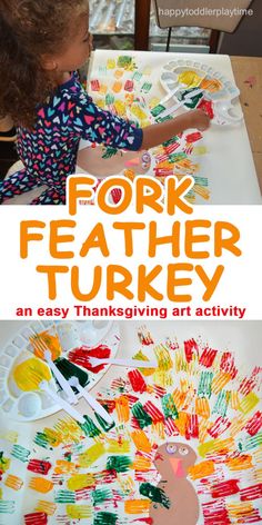 an easy thanksgiving turkey craft for kids to make