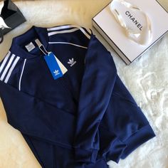 Adidas Size Small Dark Navy New Adidas Jackets, Adidas Blue, Blue Adidas, Navy Color, Dark Navy, Adidas Women, Adidas Jacket, Color Blue, Jackets For Women