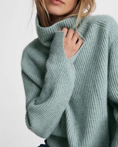 This 100% cashmere rollneck is all about soft. Relaxed fit, classic longsleeve, half cardigan stitch paneling with twisted seams. This is quality comfort. rag & bone Women's Relaxed Fit Sweater | Spring Green, Small (also in XXS,XS,M,L) Winter Cashmere Sweater With Funnel Neck, Cashmere Sweater With Funnel Neck For Winter, Cozy Cashmere Turtleneck With Ribbed Collar, Merino Wool Long Sleeve Turtleneck For Fall, Long Sleeve Merino Wool Turtleneck For Fall, Cashmere Funnel Neck Sweater For Layering, Cashmere Long Sleeve Turtleneck For Fall, Long Sleeve Cashmere Turtleneck For Fall, Cozy Turtleneck With Ribbed Collar For Layering