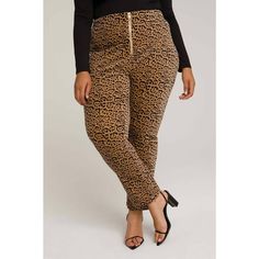 Suit Pants By Good American Leopard Print In "Caramel" Brown Color Printed Velvet Fabric Construction Straight Fit Leg Front Zipper High Rise Waist Ankle Cuff Zippers Welt Back Pockets Size Women's 18 Item Is In New Condition With Tags. No Obvious Flaws. Tags: Leopard Print Animal Print Cheetah Mid Weight Boho Bohemian Gypsy Chic Fringe Festival Retro Career Office Professional Unique Printed Pattern Plus Size High Rise Leopard Print Bottoms For Fall, High Waist Leopard Print Bottoms For Fall, High Waisted Leopard Print Bottoms For Fall, Brown Workwear Bottoms With Zipper Closure, High Waist Leopard Print Pants For Fall, High Waist Leopard Print Fall Pants, High Waist Leopard Print Bottoms For Work, Leopard Print High Waist Bottoms For Work, Fitted High Rise Leopard Print Bottoms