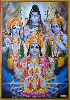 the five avatars of hindu deities