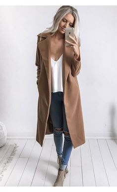 Harlem Coat Camel - New Arrivals Mantel Outfit, Fall Fashion Coats, Mode Shoes, Color Plain, Tan Coat, Pastel Outfit, Blazer Outfit, Collar Coat