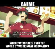 Devil Part Timer, Working At Mcdonalds, Anime D, A Silent Voice