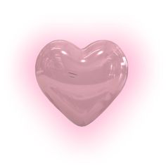 a pink heart shaped balloon against a white background