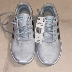 New With Tag No Box Size 8 Color Light Blue/Grey Adidas Gray Running Shoes With Laces, Gray Adidas Running Shoes With Laces, Adidas Gray Synthetic Running Shoes, Adidas Gray Running Shoes With Cushioned Footbed, Gray Adidas Running Shoes With Cushioned Footbed, Adidas Gray Running Shoes With Round Toe, Gray Synthetic Running Shoes With Ortholite Insole, Casual Gray Adidas Running Shoes, Shoes Adidas