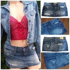 Hollister Womens Sze 1 W25 Denim Distressed Blue Denim Jean Skirt Vintage Y2k Nwt Bundle With Other Items From My Closet For Discount Or Make Questions. Reasonable Offers Can Be Accepted. Thank You Fitted Distressed Medium Wash Mini Skirt, Fitted Y2k Denim Jean Shorts, Ripped Y2k Fitted Bottoms, Ripped Fitted Y2k Bottoms, Y2k Ripped Fitted Bottoms, Y2k Style Stretch Denim Skirt, Fitted Denim Skirt With Distressed Details, Fitted Denim Ripped Mini Skirt, Fitted Denim Mini Skirt With Ripped Detail