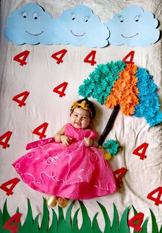 4 Month Baby Photoshoot, Baby Birthday Pictures, Monthly Baby Photography, Baby Photography Poses, Baby Birthday Photoshoot, 4 Month Baby