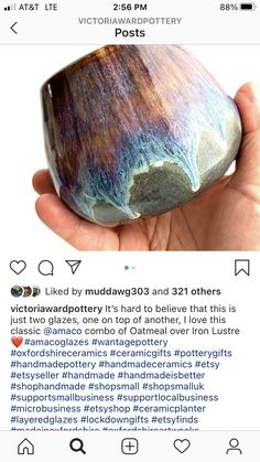 someone is holding a large rock in their hand, with the caption below it