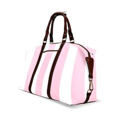 ☆ Add a touch of vintage charm to your adventures with the Coastal Cabana - Pink Bag! Featuring a light pink and white striped pattern, this bag embodies the elegance of the 1930s while providing modern durability and functionality. Made from water-resistant material, it keeps your belongings safe and dry. The spacious main compartment holds all your travel essentials, while the internal pocket offers convenient storage for smaller items. ☆ Perfect for beach days or urban explorations, the Coast Sport Bikinis, Swim Brief, Urban Exploration, Beach Shorts, Throw Pillow Cases, Travel Collection, Hoodie Top, Mens Bottom, Pink Bag