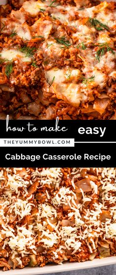 Flavor-Packed Lazy Cabbage Roll Casserole