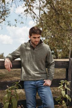 Crafted from luxurious sweater knit, this pullover features a sophisticated button closure at the neck, adding a touch of class to any ensemble. Throw over one of our performance button downs or flannels to complete your look. Fall Layering Henley With Buttons, Classic Long Sleeve Henley For Winter, Classic Long Sleeve Henley With Ribbed Collar, Business Casual Long Sleeve Sweater With Buttons, Fall Henley Shirt With Button Closure For Workwear, Classic Winter Henley With Button Closure, Classic Henley With Button Closure For Winter, Classic Henley For Fall Layering, Classic Henley For Layering In Fall