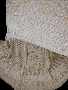 Gota Patti Lehenga Gota Patti Lehenga, Lucknowi Suits, Badla Work, Nikah Dress, Punjabi Bride, Hand Embroidery Videos, Desi Clothes, Bridal Lehengas, Indian Bridal Wear