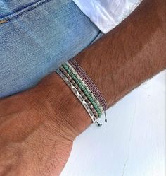 Stone Bracelets, Jewellery Inspiration, Natural Stone Bracelets, Men Jewelry, Levi’s 501, Jewelry Inspo, Stone Bracelet, Paracord, Arm Band