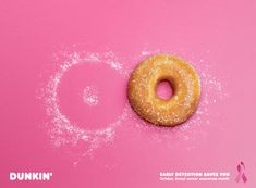 Dunkin' - BCAM on Behance Dental Posts, October Pink, Illustration Advertising, Pink October, Event Branding, Resume Design Template, Wacom Intuos, Orange Design