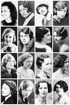 Natural Hair Styles Easy, Retro Waves, Curly Bob Hairstyles, 1930s Fashion