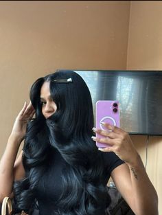 Hair Threading, Voluminous Hair, Hair Laid, Sleek Ponytail, Braid Hairstyles, Hair Collection, Baddie Hairstyles, Hair Inspiration Color