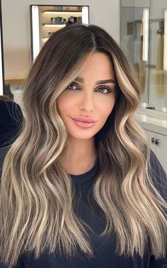 Balyage Long Hair, Bang Hairstyles, New Hair Color Trends, Basic Questions, Balayage Hairstyles, Brown Hair With Blonde Highlights