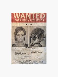 the wanted poster for firefly affiliation